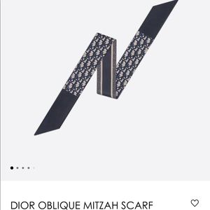 Dior oblique mitzah scarf twill